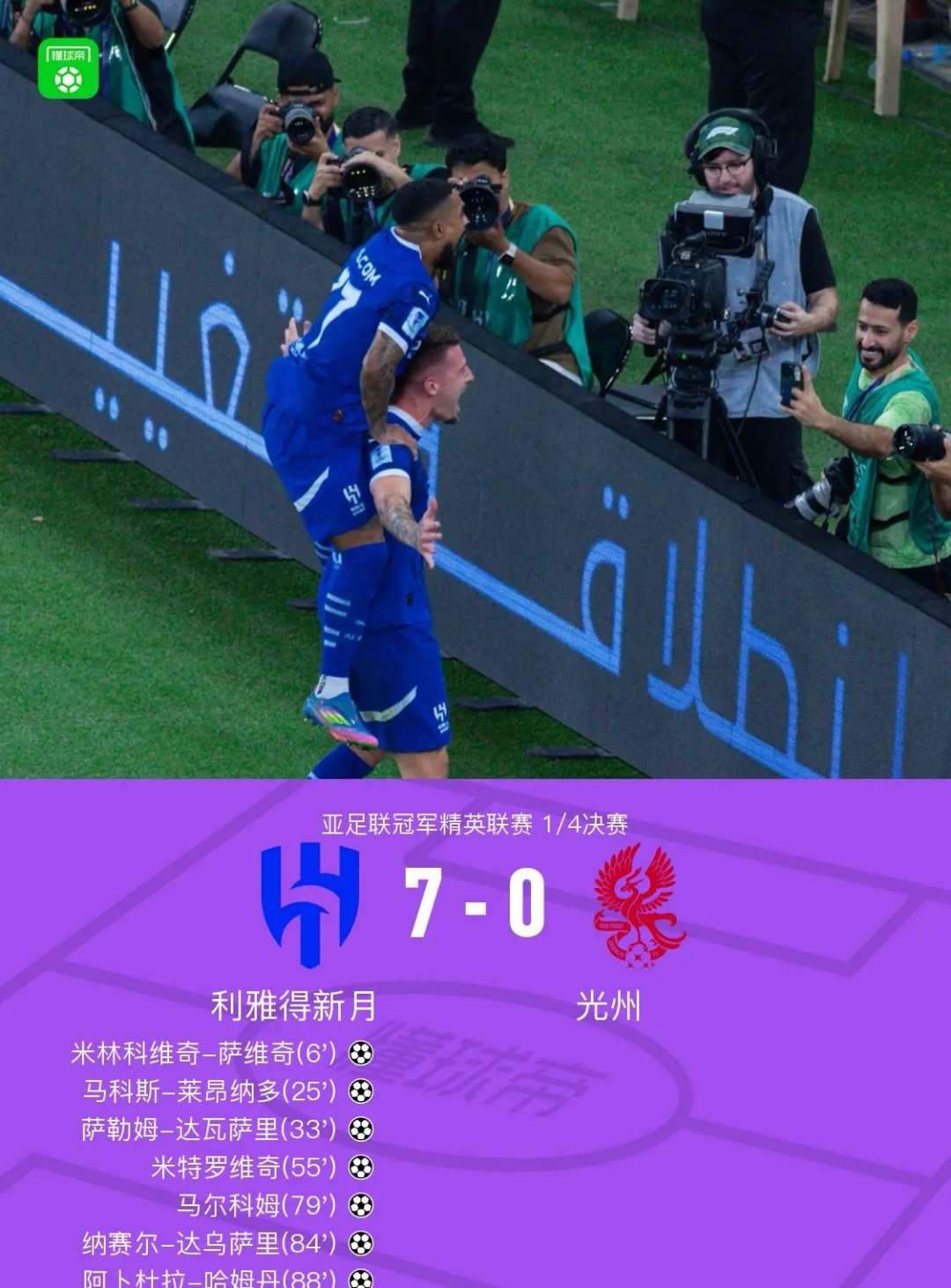  亚冠战报最新 